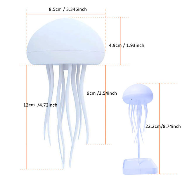 Lampe led méduse