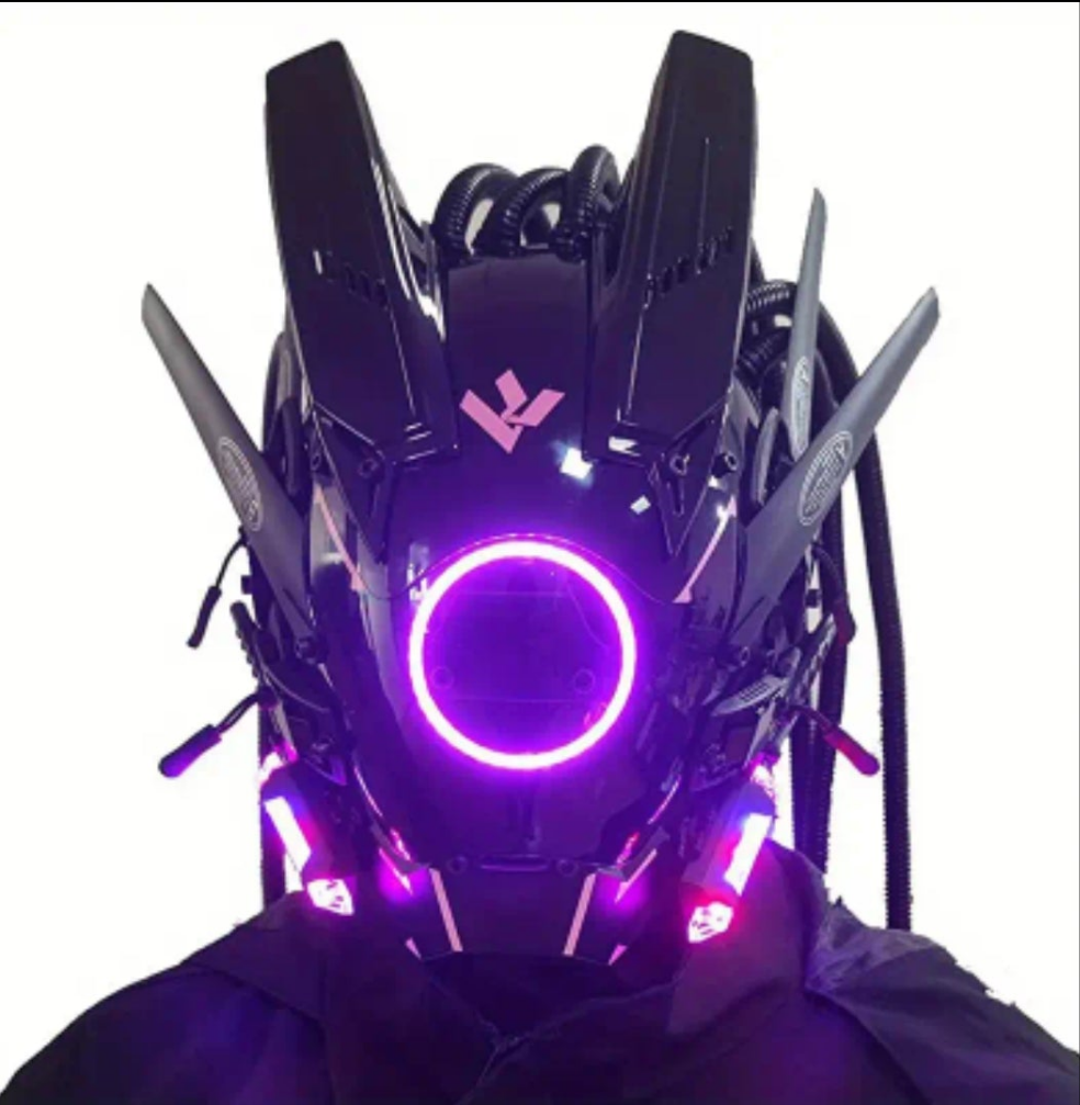 Masque cyberpunk